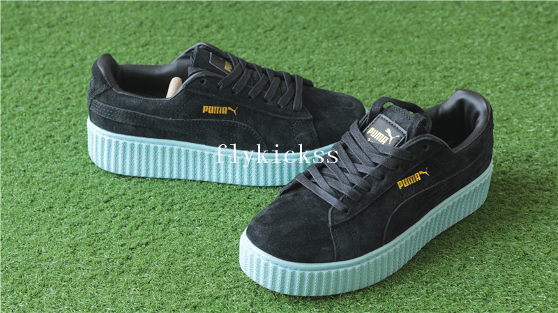 Puma Fenty Rihanna Creeper Low Black Light Blue Gum